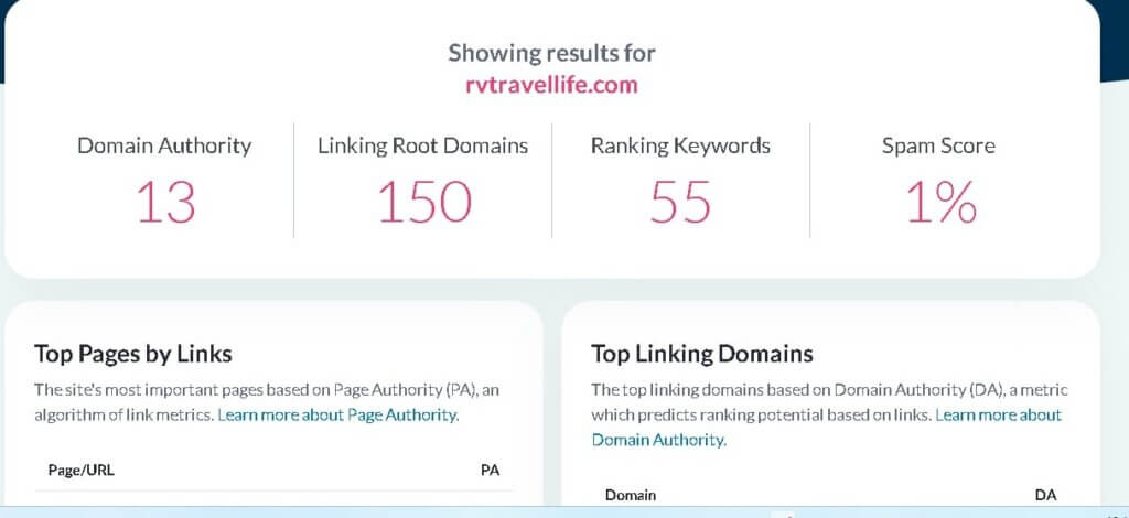 Increase the DA Score in Moz